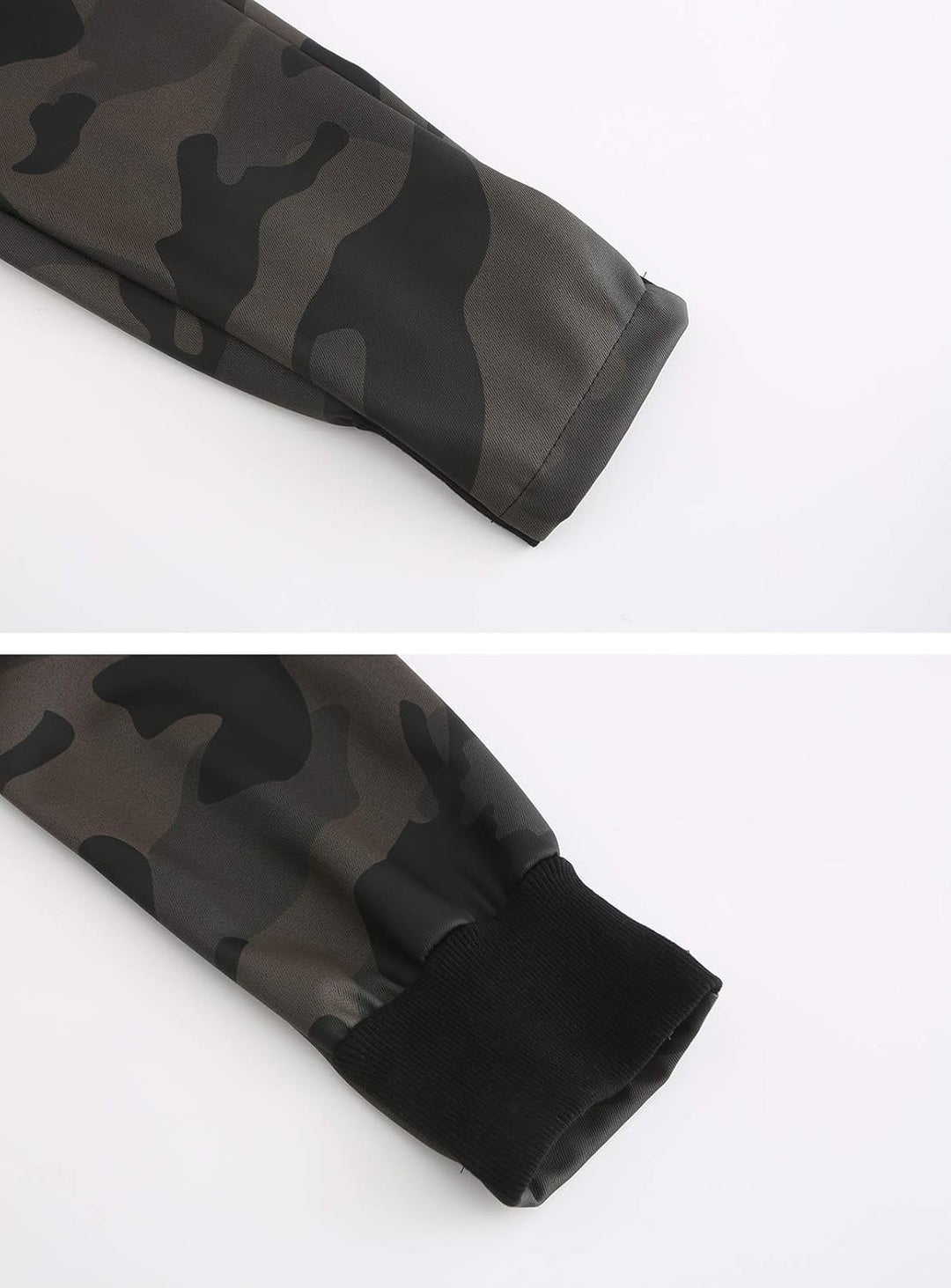 Men`S Faux Leather Joggers PU Motorcycle Harem Sweat Pants