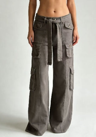 Wide Leg Cargo Jeans